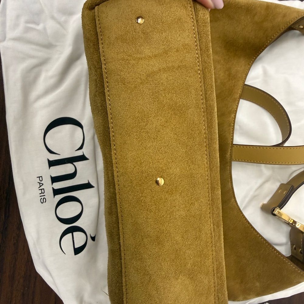 Chloe SMALL MARCIE HOBO BAG IN SUEDE LEATHER NWT - Picture 10 of 11